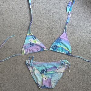 Vintage 2000s Swimsuit | Large Top And Small Bottom
